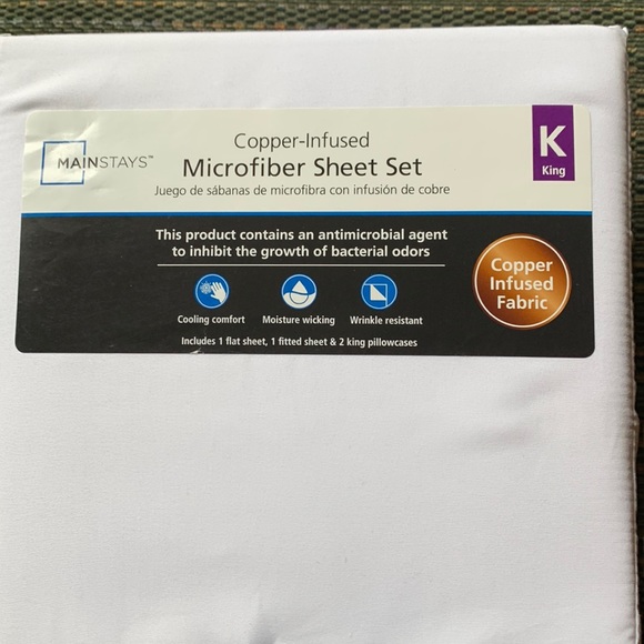 Mainstays Other - NWT Mainstay Microfiber Sheet Set NWT (2 available)